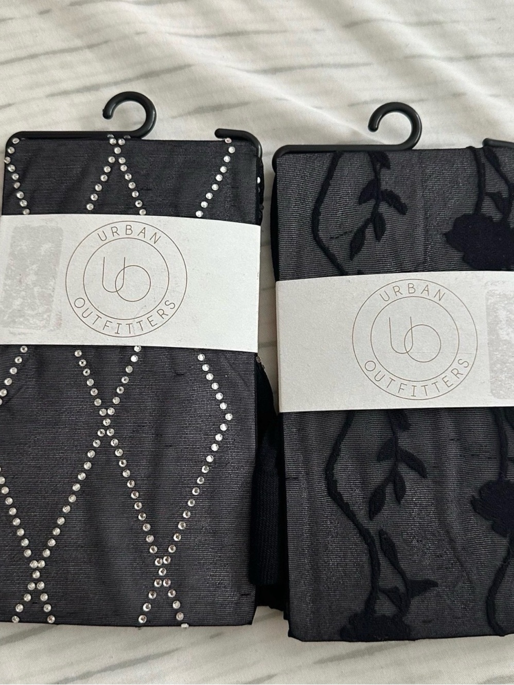 Urban Outfitters Set of 2 Black Tights